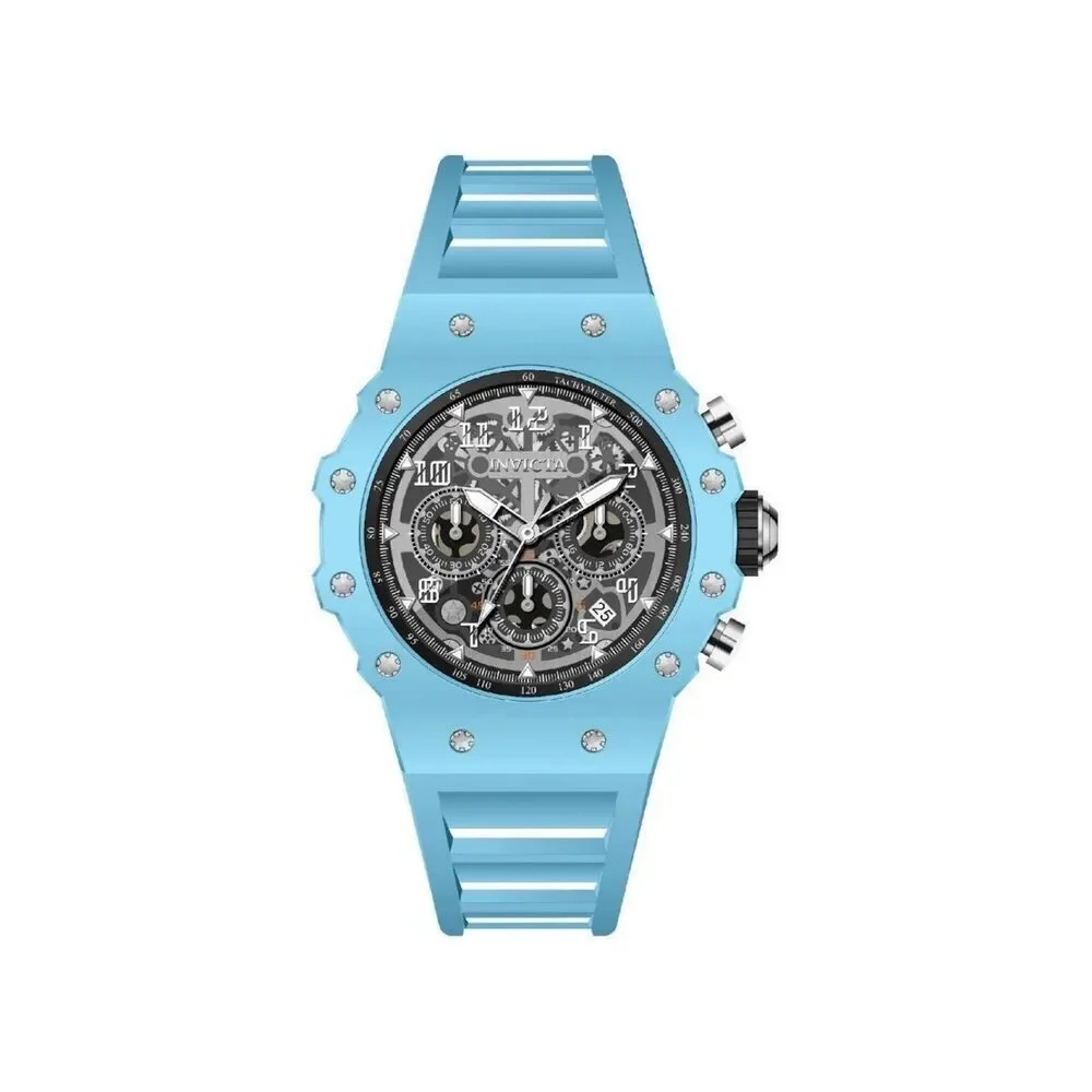 Invicta Racing Vaulthan 44mm Men's Blue Silicone Strap